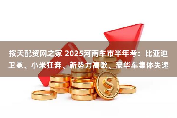 按天配资网之家 2025河南车市半年考：比亚迪卫冕、小米狂奔、新势力高歌、豪华车集体失速